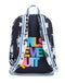 Inky Black Tie Dye High School Backpack