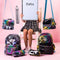 Inky Black Tie Dye High School Backpack