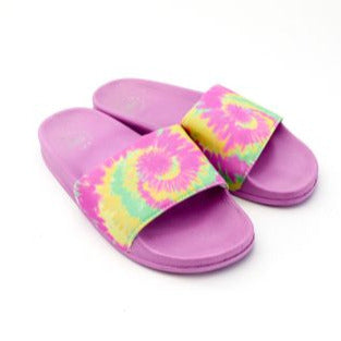 Lavender Tie Dye Slide