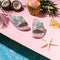 Lilac Flamingos Women Summer Slide