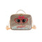 Meow Gold Glittery Lunch Bag