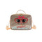 Meow Gold Glittery Lunch Bag