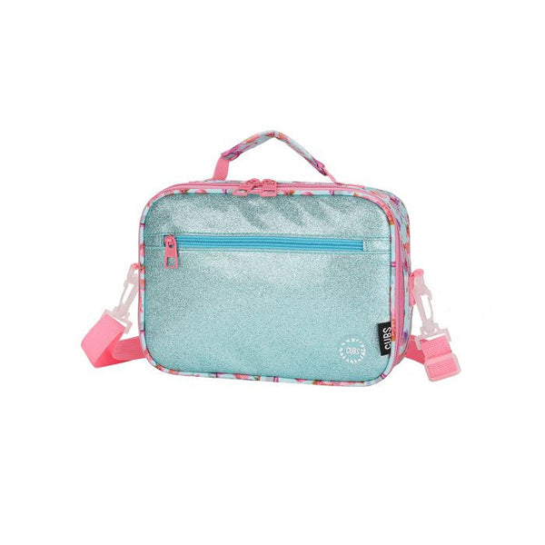 Junior Baby Blue Baby Unicorn Glittery Multicolor Lunch Bag