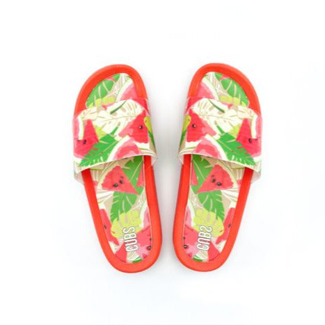 Melon Cocktails Women Summer Slide