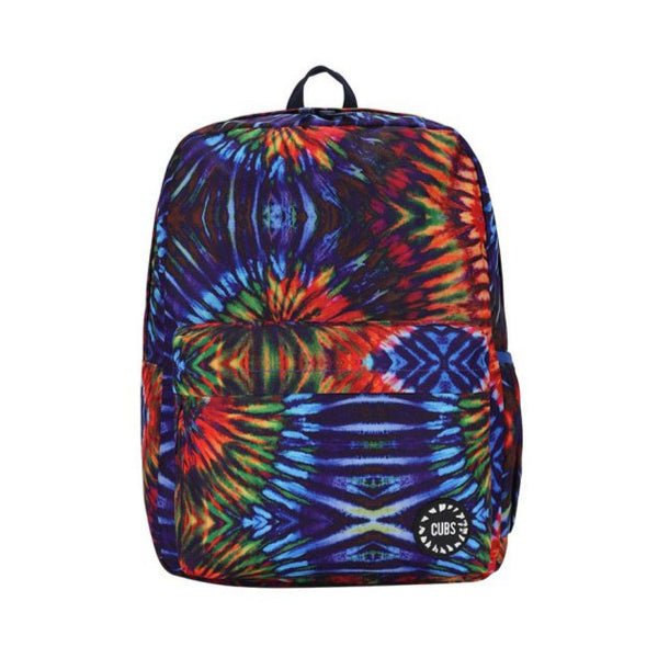 Navy/Red Tie Dye Junior Student Backpack