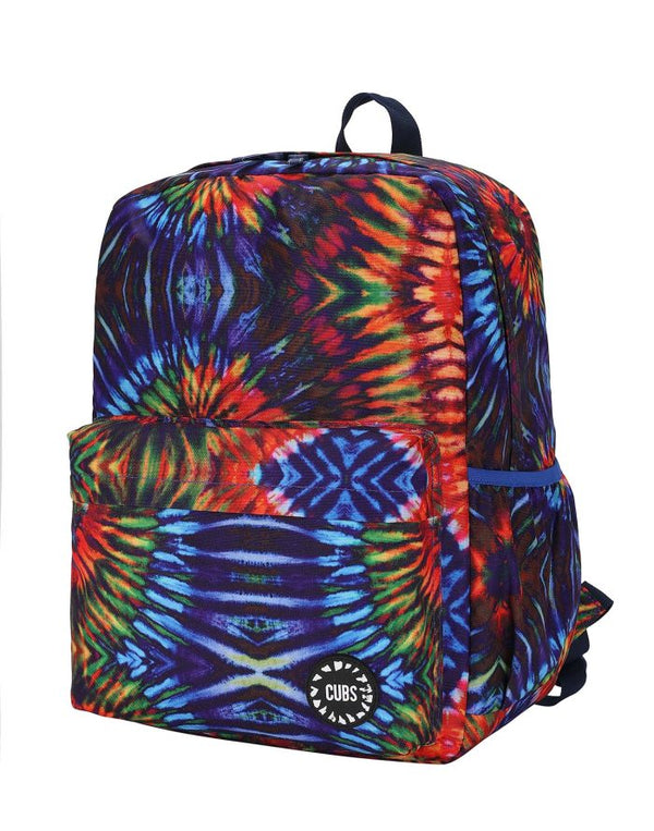 Navy/Red Tie Dye Junior Student Backpack