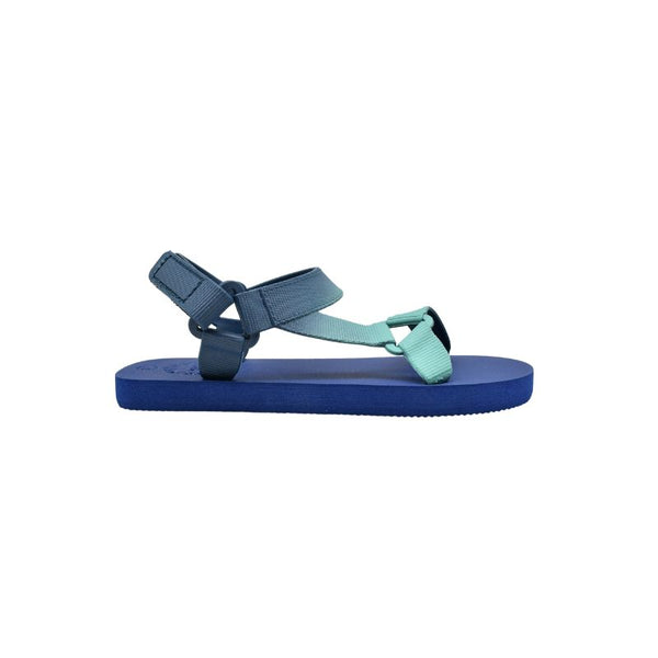 Navy-Turquoise Boys Sling Sandals