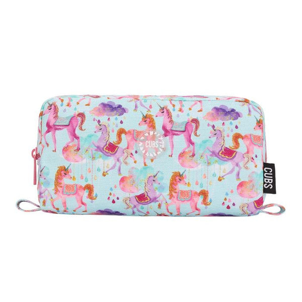 Baby Blue Baby Unicorn Glittery Pencil Case