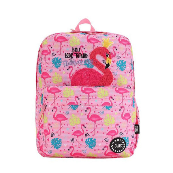 Pink Flamingo Junior Student Backpack