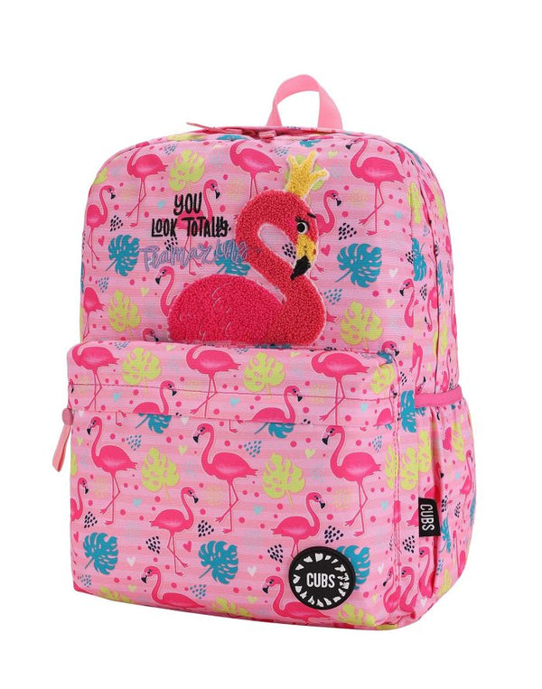 Pink Flamingo Junior Student Backpack
