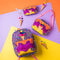 Purple Ice Cream Special Embroidery Pencil Case