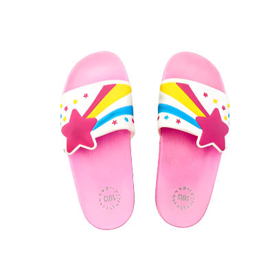Rainbow Star Pink Slide