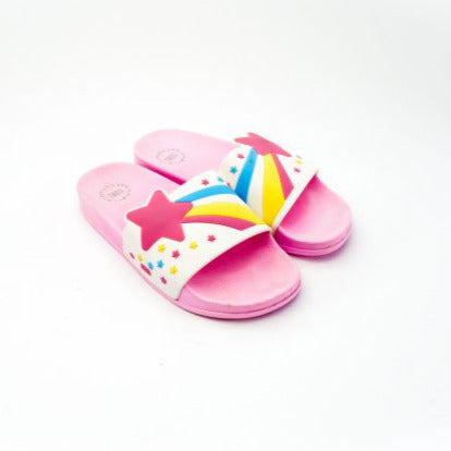 Rainbow Star Pink Slide