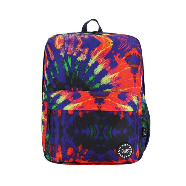 Red/Black Tie Dye Junior Student Backpack
