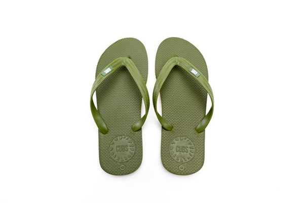 Rio Army Green Men Flip Flops – Lightweight EVA Anti-Slip Summer Sandals