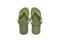 Rio Army Green Men Flip Flops – Lightweight EVA Anti-Slip Summer Sandals