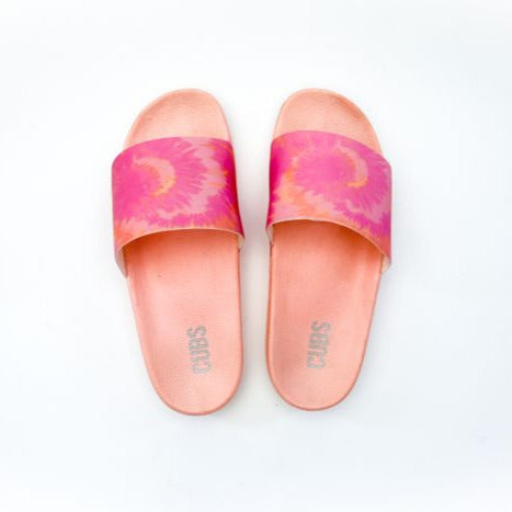 Spanish Pink Tie Dye Women Slide
