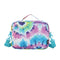 Tie Dye Purple And Turquoise cross body lunch bag