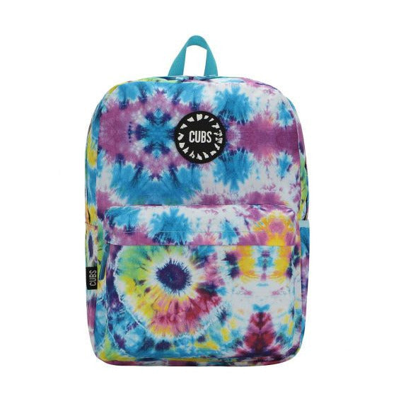 Tie Dye Purple and Turquoise Junior Student Backpack