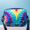Turquoise Tie Dye 2 Classic Lunch Bag With Shoulder Strap