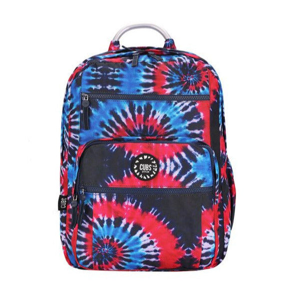 Two Tone Blue Tie Dye Senior Student Backpack