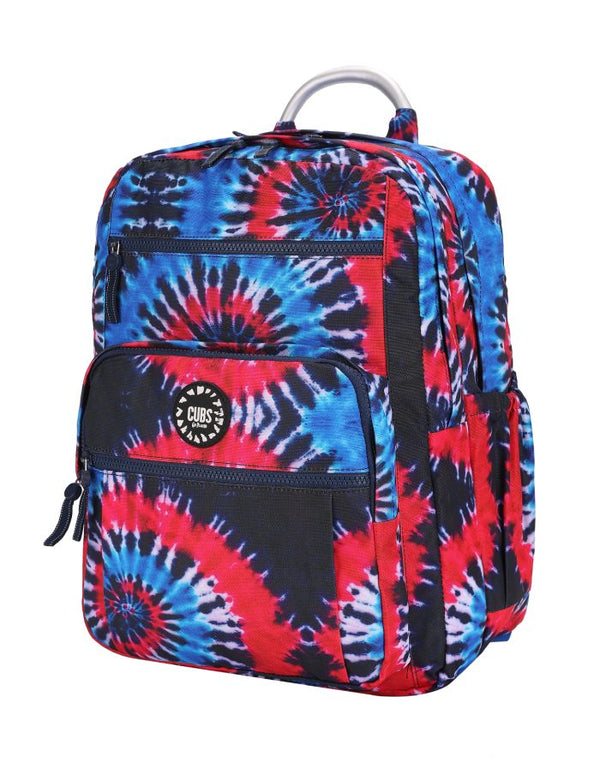 Two Tone Blue Tie Dye Senior Student Backpack
