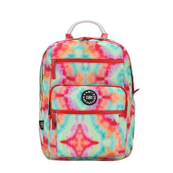 Watermelon Red Tie Dye Senior Student Backpack