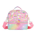 Rainbow Cat Hard Top Lunch Bag – XL Size for School Fun