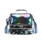 Inky Black Tie Dye High School Lunch Bag