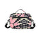 Black/Pink Tie Dye Classic Lunch Bag With Shoulder Strap