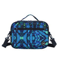 Deep Blue Tie Dye Cross Body Lunch Bag