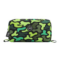 Neon Green Camo Pencil Case