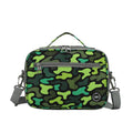 Neon Green Camo cross body lunch bag