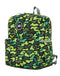 Neon Green Camo Junior Student Backpack