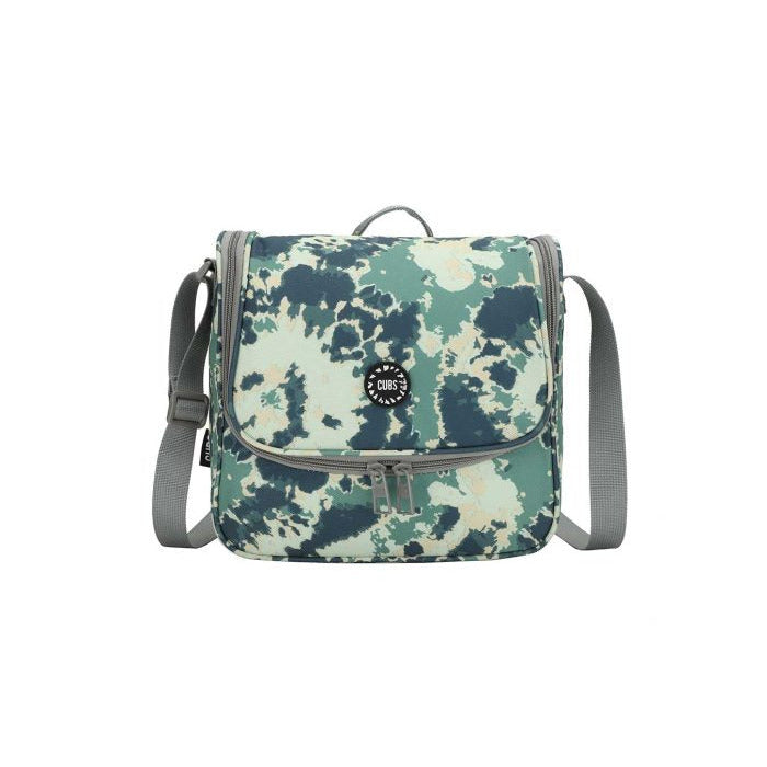 Army Green Tie Dye Cross Body Lunch Bag