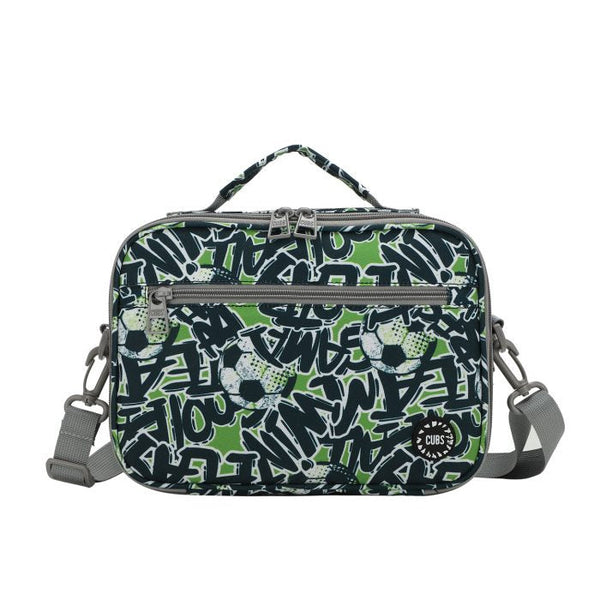 Graffiti Football Cross Body Lunch Bag