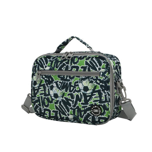 Graffiti Football Cross Body Lunch Bag