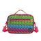 Rainbow Smiles Cross Body Lunch Bag – Happy Vibes for School Days