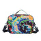 Black Tie Dye Swirls Cross Body Lunch Bag