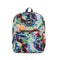 Black Tie Dye Swirls Junior Student Backpack