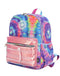 Blue and Purple Tie Dye High School Backpack