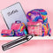 Blue and Purple Tie Dye High School Backpack