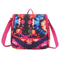 Deep Black/Fuchsia Tie Dye Cross Body Lunch Bag – Insulated, Roomy & Stylish