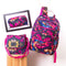 Deep Black/Fuchsia Tie Dye Senior Backpack