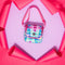 Water Colors Blues Cross Body Lunch Bag