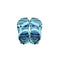Monster Stripes Sporty Sling Sandals for Boys