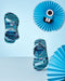 Monster Stripes Sporty Sling Sandals for Boys