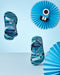 Monster Stripes Sporty Sling Sandals for Boys