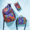 Navy/Red Tie Dye Junior Student Backpack