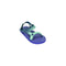 Navy-Turquoise Boys Sling Sandals